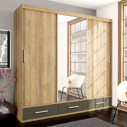 Melamin Yüzey MDF Lam Gardırop (Metrekare)
